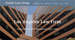 Desktop Screenshot of fowlerlawgroup.com